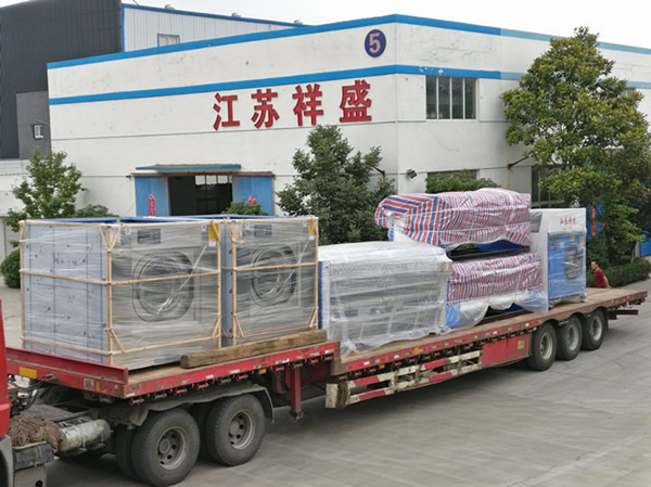 整套洗衣房設(shè)備發(fā)貨